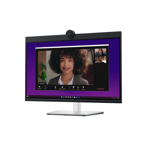 Dell P2724DE 27in QHD (2560x1440) IPS Monitor - USB-C 90W PD, Ethernet, HDMI 1.4, DP, Adjustable Stand, Black/Silver