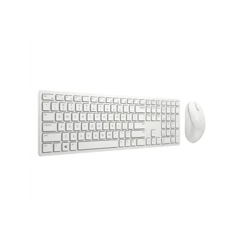 Dell Pro KM5221W - Tastatur-und-Maus-Set - kabellos white QWERTZ DE