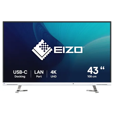 EIZO 108cm (42.5') EV4340X-WT 16:09 4K 2xHDMI+DP+USB-C IPS