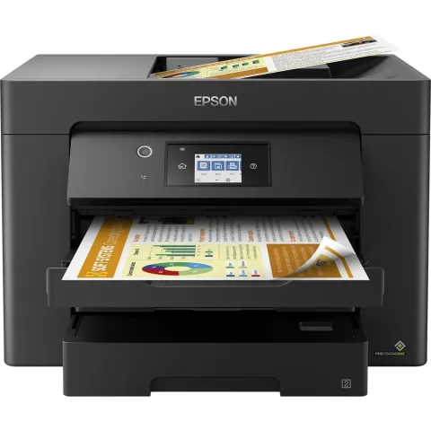 Epson WorkForce - WF-7830DTWF - Inkjet Multifunction Printer 4-in-1 A4 A3 LAN WLAN WiFi Duplex ADF