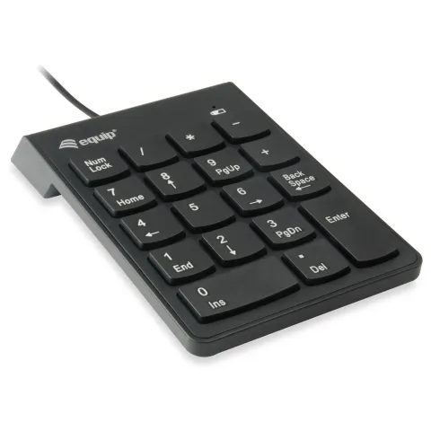 Equip Kabelgebundene USB Nummernblock schwarz