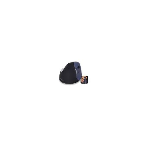 Evoluent Vertical Mouse 4 wireless black - silver
