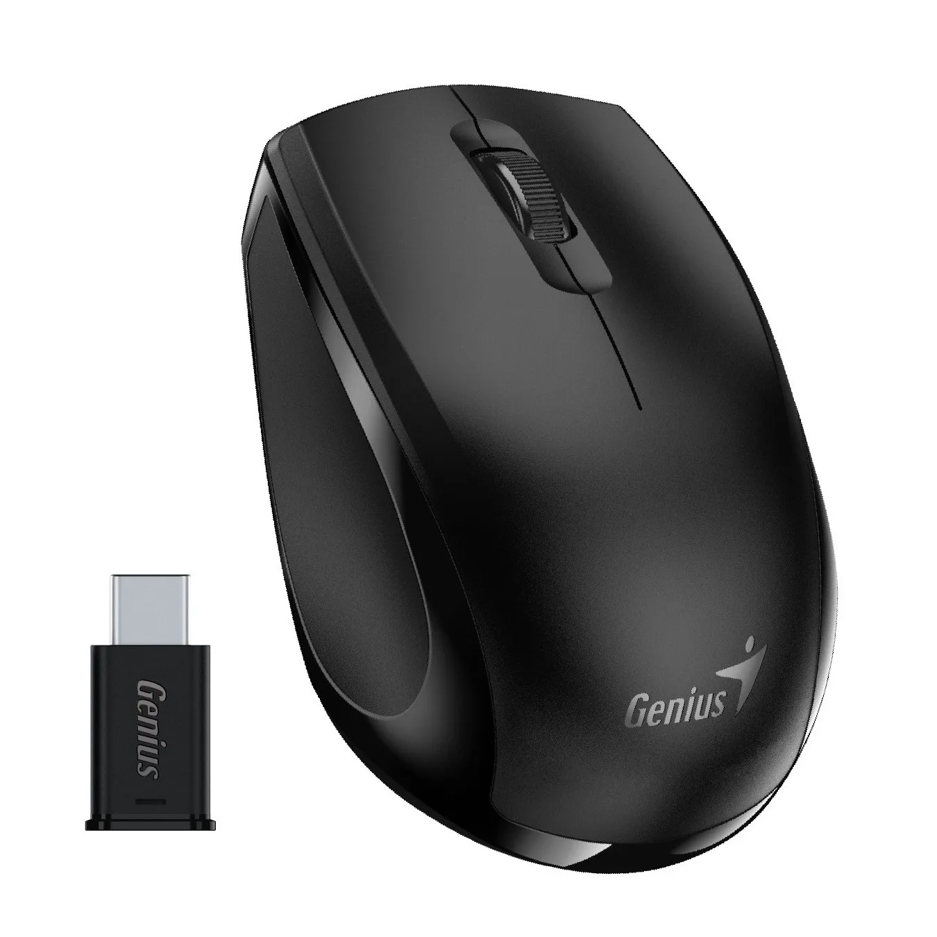 Genius NX-8006S Wireless Silent Mouse USB-C Receiver Black