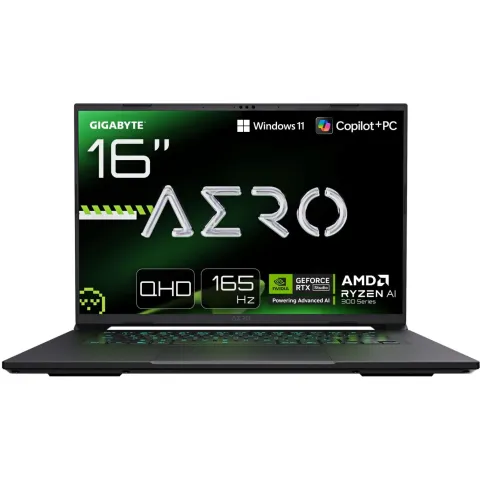 GIGABYTE AERO X16 - 2WHA3DEC65AP - Space Gray, 32GB, 2TB, AMD Ryzen AI 9 HX 2.0GHz, RTX 5070, 16" QHD+ 165Hz