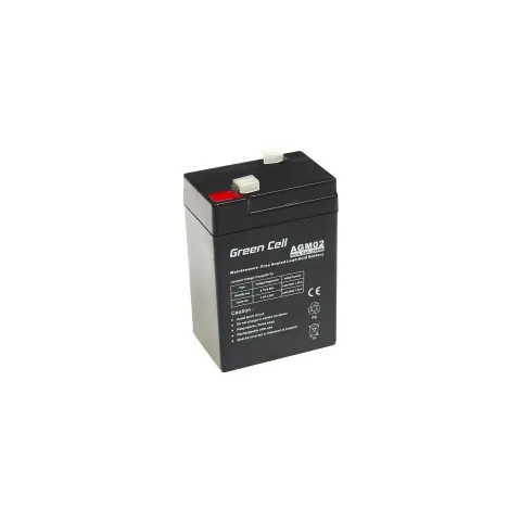 Green Cell AGM02 6V 4.5Ah VRLA Replacement Battery