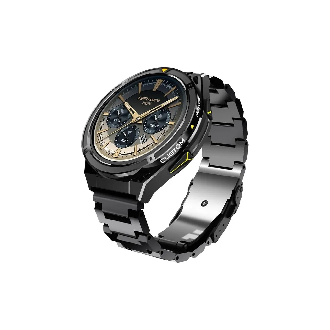 HiFuture Adventure GPS SmartWatch - ACTIVE Black Yellow