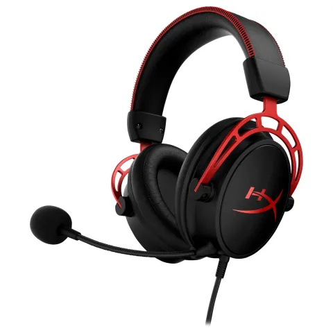 HP HyperX Cloud Alpha Gaming Headset - Over-Ear - schwarz rot -