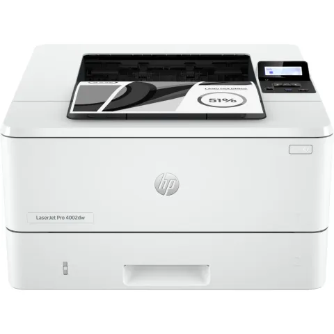HP LaserJet Pro 4002dw - Monochrome Laser Printer - White, 256MB, 1.2GHz, 40 ppm, Duplex, LAN/Wi-Fi