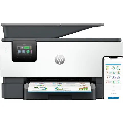 HP OfficeJet Pro 9120b - 9120b - Color Grey, 512MB, 1.2GHz, Duplex, ADF, Wi‑Fi & Ethernet