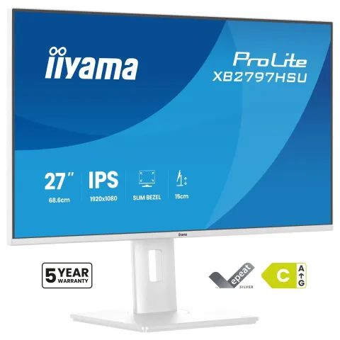 IIYAMA 68.6cm (27') XB2797HSU-W1 16:9 HDMI+DP+2xUSB-C IPS