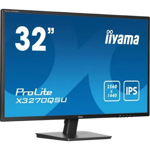 IIYAMA 80.0cm (31.5') - X3270QSU-B1 - 16:9, IPS, 2xHDMI, DP, 3xUSB