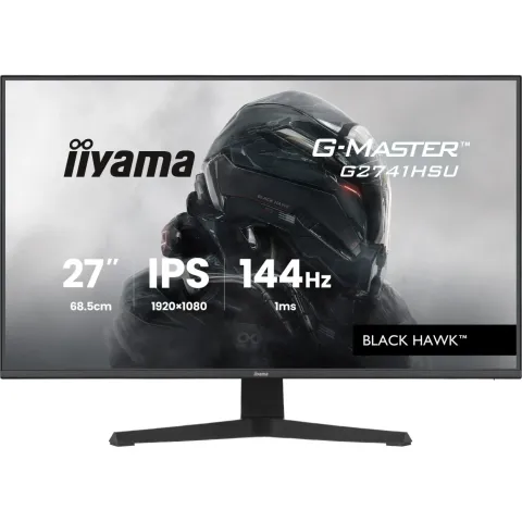 iiyama G-Master - G2741HSU-B1 - 68.6 cm (27?) (1920×1080) 16:9 IPS 1 ms (MPRT) 144 Hz HDMI DisplayPort VESA 100×100 Black