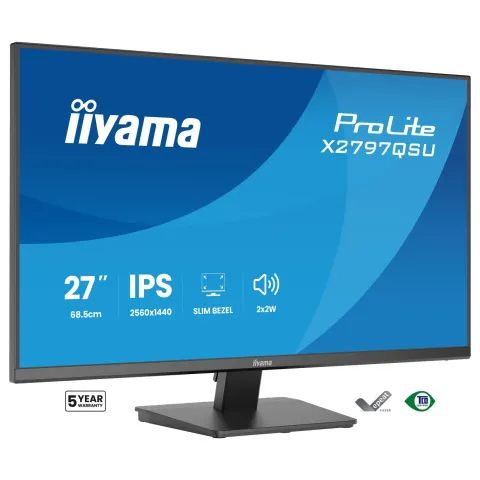 iiyama ProLite X2797QSU-B1 Monitor 68.6 cm (27') mattschwarz