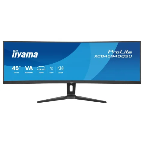iiyama ProLite XCB4594DQSU-B1 Curved-Monitor 113 cm (44.5') mattschwarz