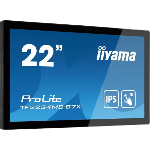 IIYAMA TF2234MC-B7X 21.5-inch IPS M-Touch Monitor - HDMI+DP, 1080p, Flat