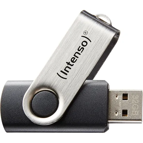 Intenso Basic Line Stick 8GB USB 2.0 - Black & Silver