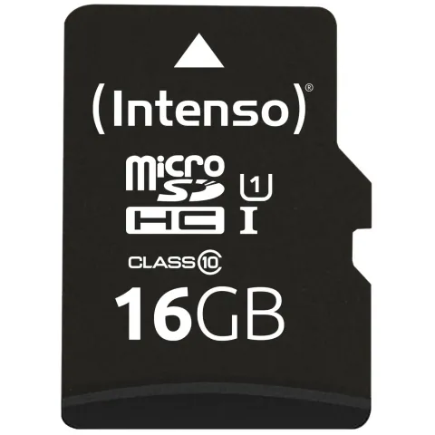 Intenso Micro SD Card 16GB SD-HC UHS-I incl. Adapter - Retail