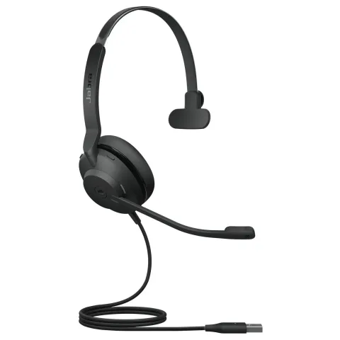 Jabra Evolve2 30 SE MS Mono Headset - On-ear, USB-A Wired, Noise-Isolating, Teams Certified