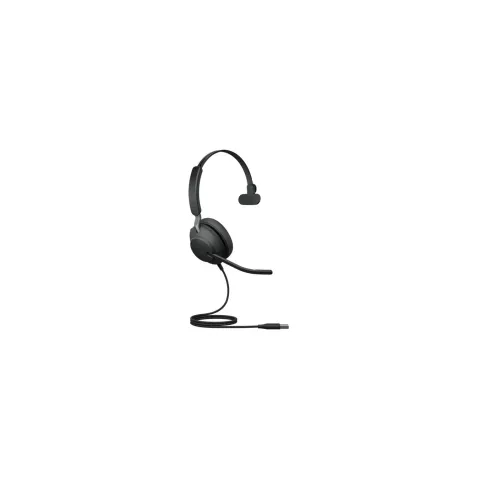 Jabra Evolve2 40 SE Mono UC USB-A - Evolve2 40 SE - Black, Mono, USB-A, UC
