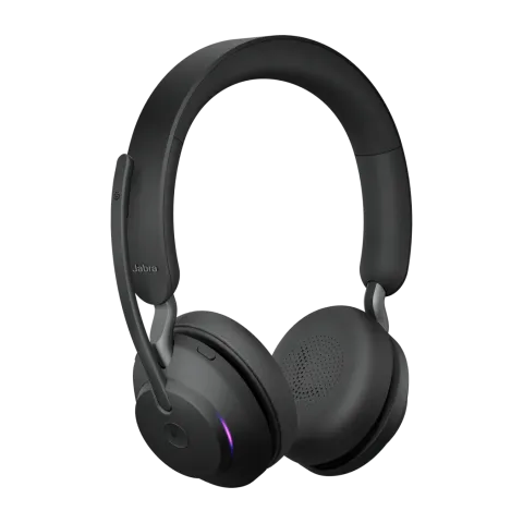 Jabra Evolve2 65 MS Stereo Headset USB-A Bluetooth 5.0 Black