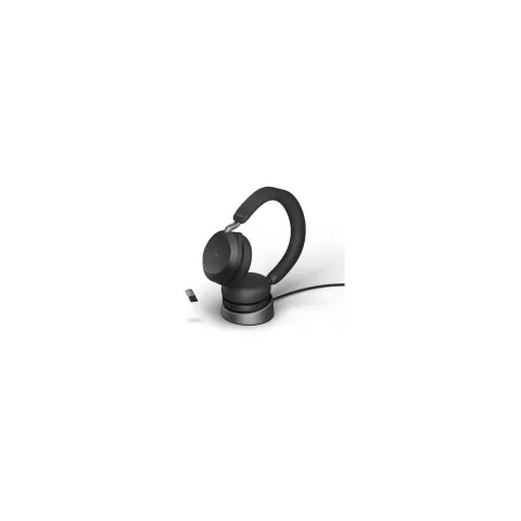 Jabra Evolve2 75 Stereo MS + Link380a Charging Station - Black