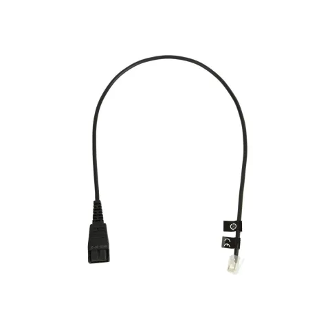 Jabra QD to RJ10 Straight Cable - 0.5 m - Black