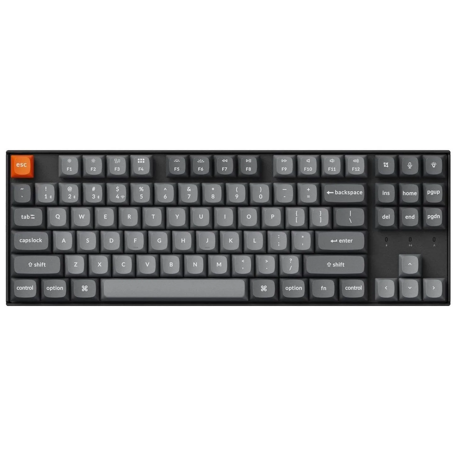 Keychron K8M-H1 80% TKL Super Red Switch RGB Hot-Swap Black