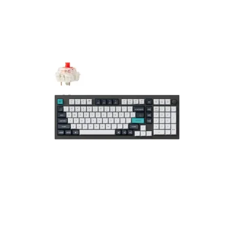 Keychron Q5 Max Q5M-M1 QMK/VIA Wireless 96% Mechanical Keyboard-Red Switch US