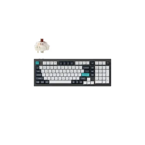 Keychron Q5 Max - Q5M-M3 - QMK VIA Wireless Custom Mechanical Keyboard-Brown Switch 96% US Layout