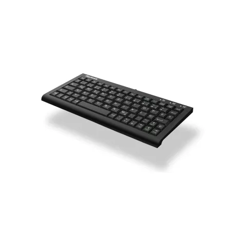 KeySonic TAS ACK-3401U Corded (UK) Kompakt SoftSkin schwarz