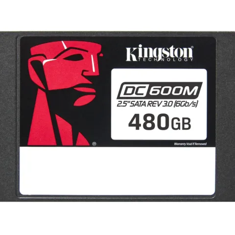Kingston DC600M - 480GB SATA III 2.5in Enterprise SSD - 3D TLC, Power-loss Protection