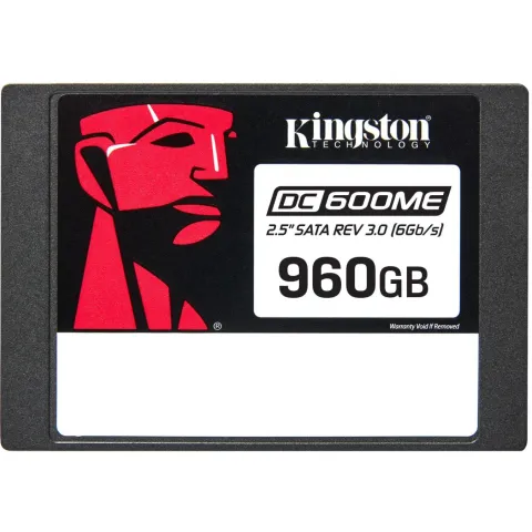 Kingston DC600ME - 960GB Mixed-Use Enterprise SATA III 2.5" (7mm) SSD - 3D TLC, TCG Opal, AES-256