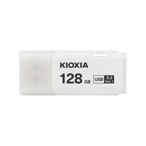 Kioxia TransMemory U301 - 128GB USB 3.2 Gen1 (USB 3.0) Flash Drive - White, USB-A