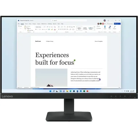 Lenovo L24-4e 23.8" IPS FHD 100Hz Office Monitor