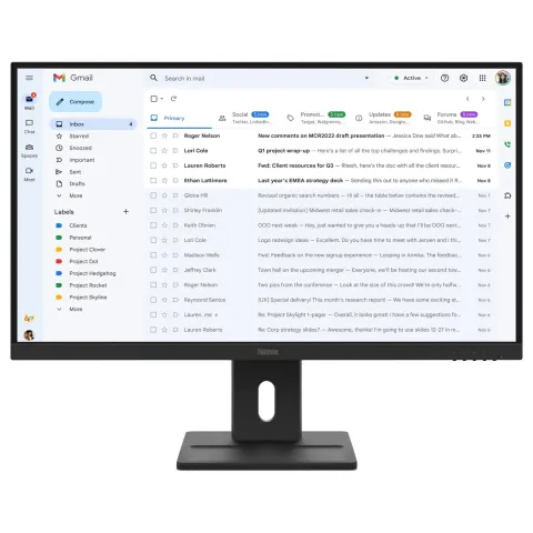 Lenovo Monitor 64BCMAT4EU ThinkVision E27-40 Schwarz