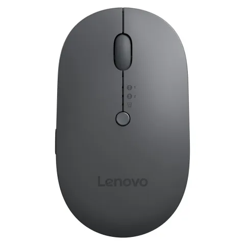 Lenovo Multi-Device - X9 Edition kabellose Maus - 2.4 GHz, Bluetooth 5.0 - grau schwarz