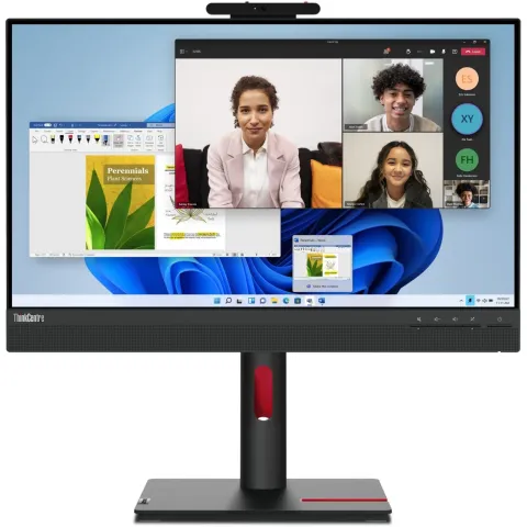 Lenovo ThinkCentre Tiny-in-One 24 Gen 5 IPS Touch FHD 60Hz Monitor - Black