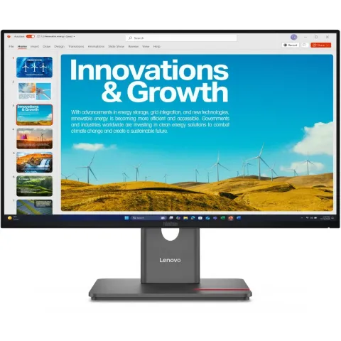 Lenovo ThinkVision P24QD‑40 - 23.8‑inch QHD IPS 120 Hz Monitor - 64B1GAR1UZ