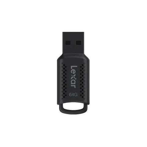 Lexar JumpDrive V400 - LJDV400064G-BNBNG - USB 3.2 Gen1 Type-A, 64GB, Black, 100MB/s, Slide