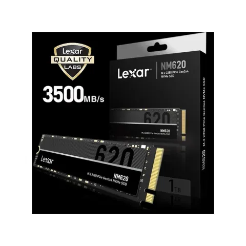 Lexar NM620 1TB M.2 NVMe SSD - PCIe 3.0 x4 3500 MB/s - LNM620X001T