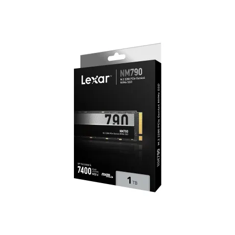 Lexar NM790 1TB M.2 2280 NVMe SSD - PCIe 4.0 x4 7400 MB/s - LNM790X001T-RNNNG