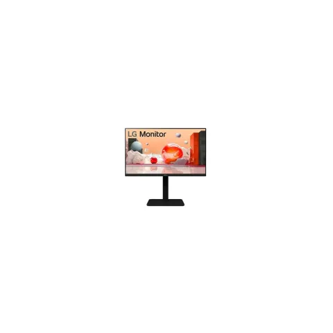 LG 24BA450-B - 23.8-inch FHD IPS Monitor, 1920x1080, 100Hz, 5ms, HDMI/DP/VGA, Built-in Speakers, Height/Swivel/Pivot - Black