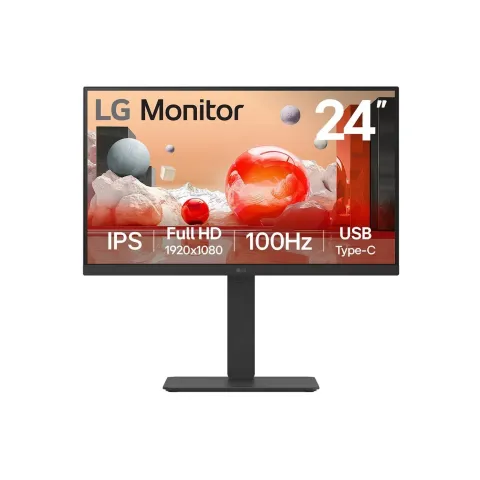 LG 24BA750-B 23.8" FHD IPS 100Hz USB-C 65W DP Daisy-Chain Monitor