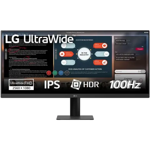 LG 29U511A-B 29" WFHD IPS Ultrawide Monitor 100Hz HDR10 - 2560x1080