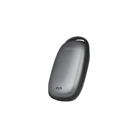 LogiLink PA0264 Power Bank - 4000 mAh, 1× USB-A, Micro-USB Input, Grey, Hand Warmer, Aluminium/Plastic