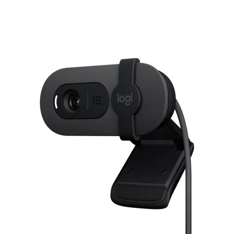 Logitech Brio 100 Full HD Webcam - 960-001585 - Graphite 1080p/30fps