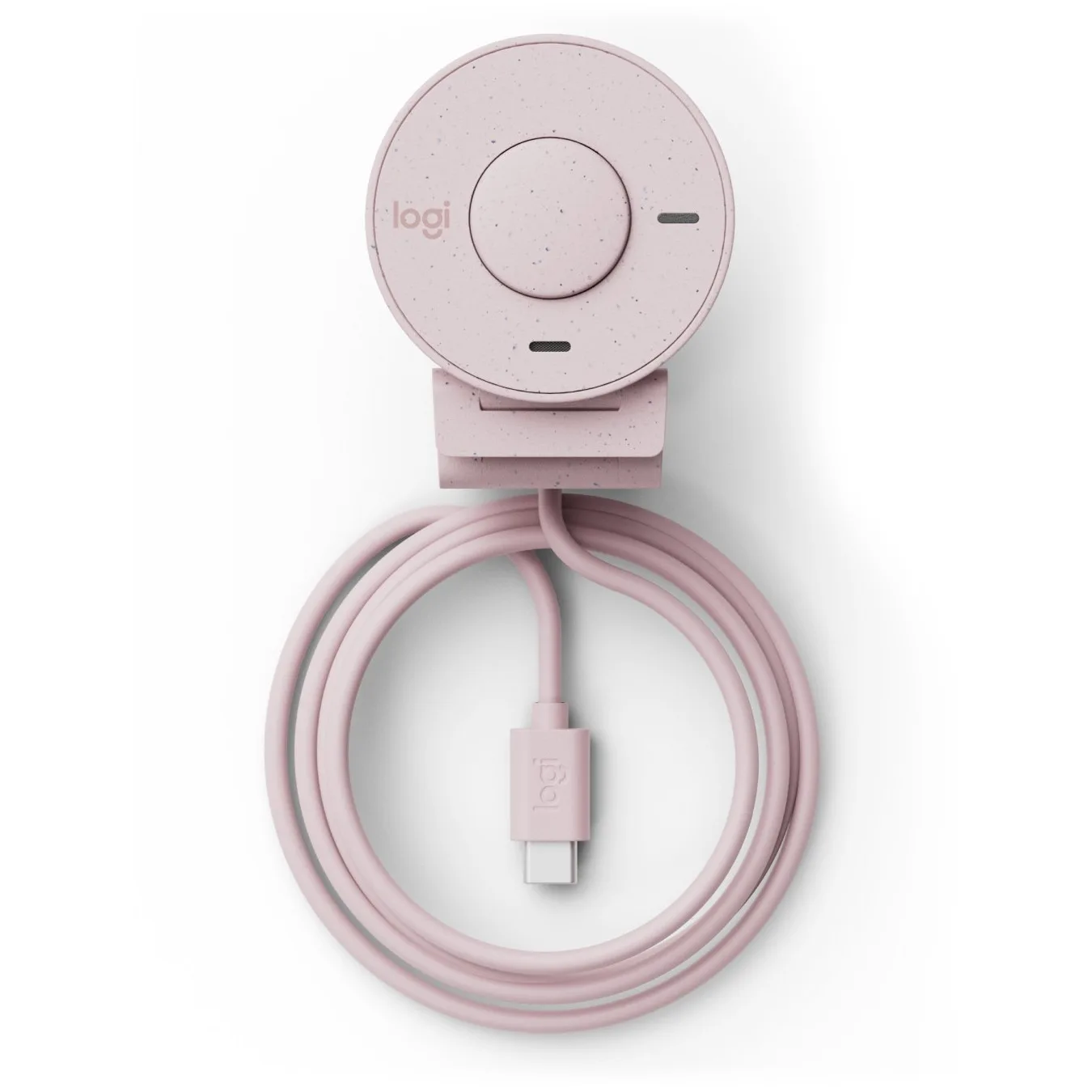 Logitech BRIO 300 - Rose - 1080p Webcam with USB-C, Built-in Microphone