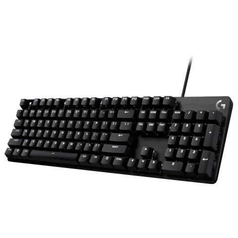 Logitech G413 SE - US Layout - Mechanical Tactile Gaming Keyboard, White LED, Black, Wired USB, PBT Keycaps