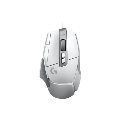 LOGITECH G502 X Gaming Mouse - EER2 - White, Right-handed, Optical, 25600 DPI, USB Type-A