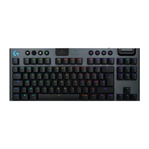 Logitech G915 X LIGHTSPEED TKL Wireless Gaming Keyboard Black (FR) - G915 - AZERTY, LED backlighting, Low-profile mechanical
